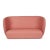 Haven 3 seater blush by Warm Nordic. Dimensions: D220 x W84 x H 110/40 cm. Material: textile upholstery, foam, spring...