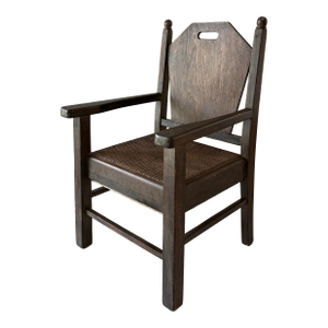 Vintage Child's Arts and Crafts Armchair With Music Box
