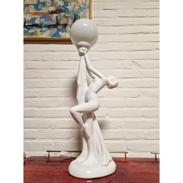 Vintage Art Deco Table Light, 1970s For Sale - Image 10 of 14