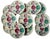 1950's French Portieux Vallerysthal Majolica "Légumes en Relief" Dinner Plates – Set of 12 For Sale In Houston - Image 6 of 6