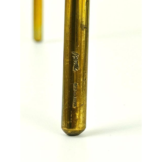 Carl Auböck Copper & Brass Tripod Floor Ashtray attributed to Carl Auböck, Austria, 1950s For Sale - Image 4 of 18