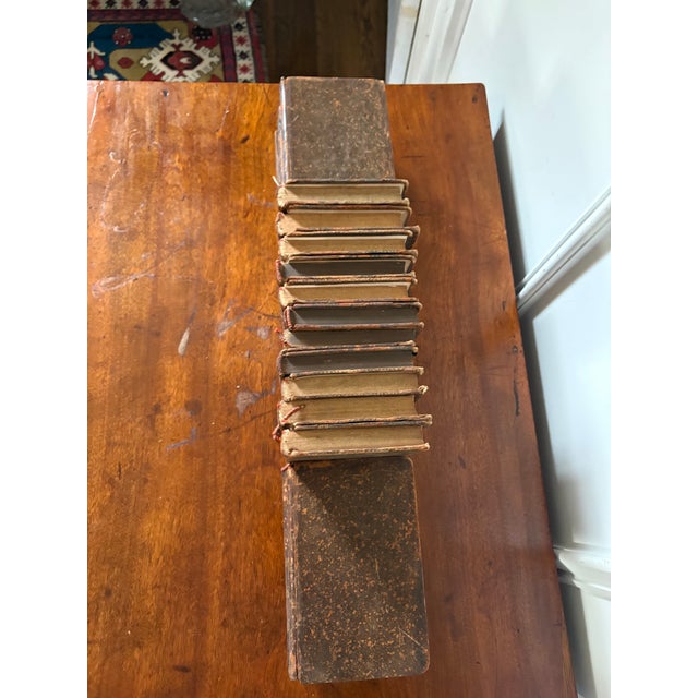 19th Century Group of 20 Assorted Leather Bound Books, 19th Century For Sale - Image 5 of 7