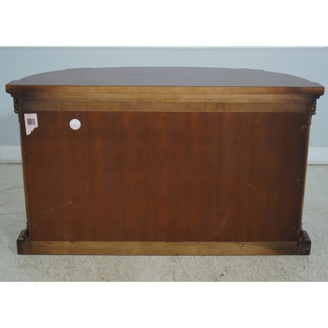 Century Neoclassical Mahogany Open Base Server For Sale - Image 10 of 12