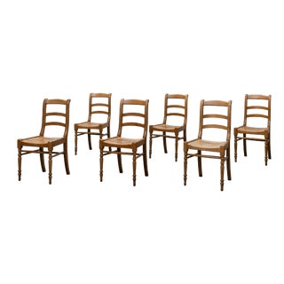 Bistro Chairs in Beech, 2000s, Set of 6 For Sale