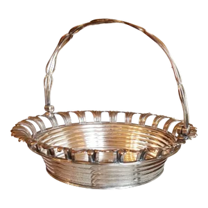 18th Century Sheffield Plate Silver Basket