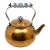 1970s Copper Tea Kettle With Delft Style Ceramic Handle For Sale