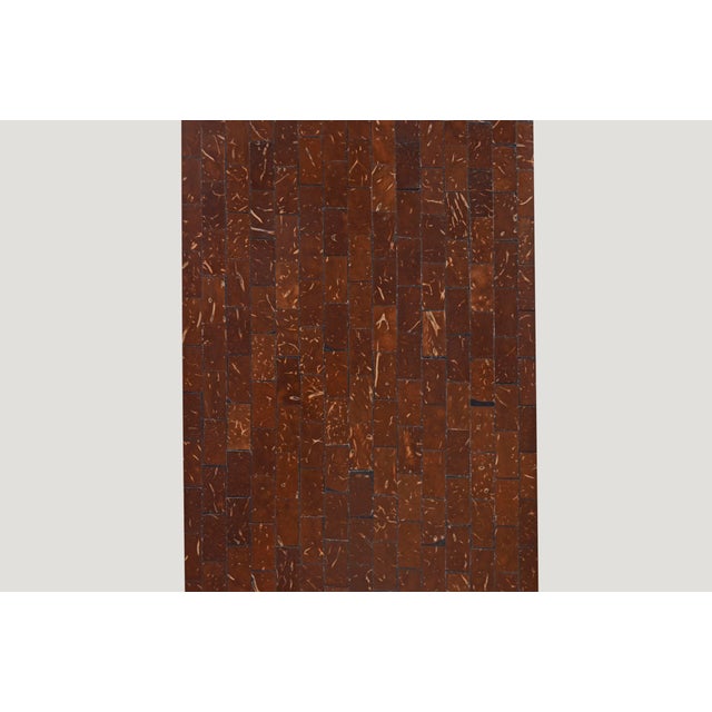 Contemporary Andrianna Shamaris Coconut Shell Mirror For Sale - Image 3 of 3