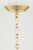 Hudson Valley Lighting Hudson Valley Lighting Debi 18 in. 1 Light Pendant in Aged Brass Finish For Sale - Image 4 of 11
