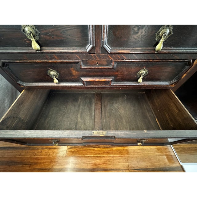 Antique English Oak Dresser For Sale In San Francisco - Image 6 of 10