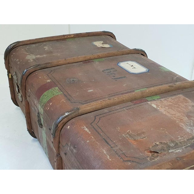 Large Car Trunk, 1920s-1930s For Sale - Image 4 of 11