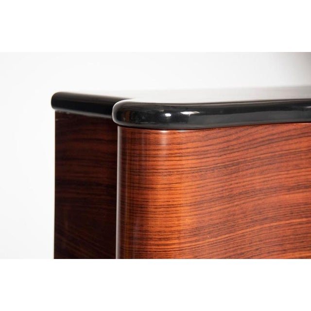 Art Deco Italian Bar Cabinet in Walnut and Burl, 1940 For Sale - Image 9 of 17