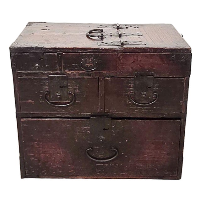 19th Century Japanese or Korean Shopkeeper's Chest For Sale