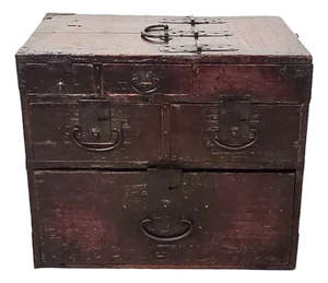 19th Century Japanese or Korean Shopkeeper's Chest