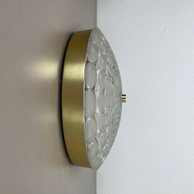 Glass Wall Light attributed to Peill and Putzler, Germany, 1970s For Sale - Image 8 of 18