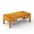 Baker Furniture Campaign Style Burlwood and Brass Coffee Table For Sale - Image 9 of 9