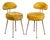 Vintage Yellow Cocktail Chair For Sale