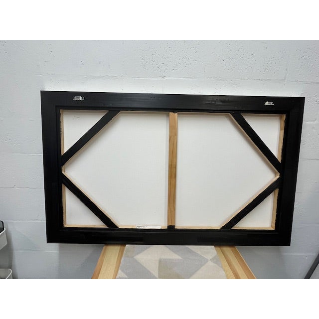 Circa 2016, Landscape Giclée, on canvas. Nice heavy wood frame, art is flouted mount. Art is ready to hang. This art is in...