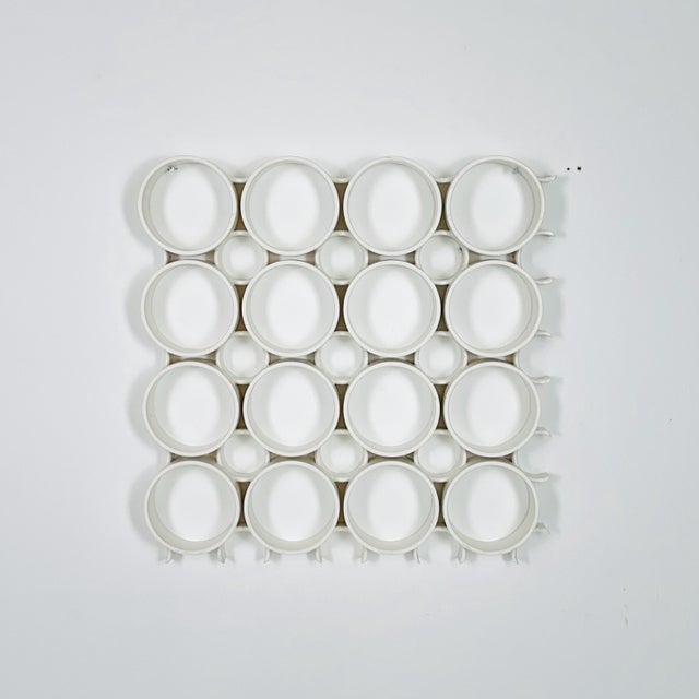 Space Age White Plastic Wall or Ceiling Panels System, Switzerland, 1970s For Sale - Image 4 of 11