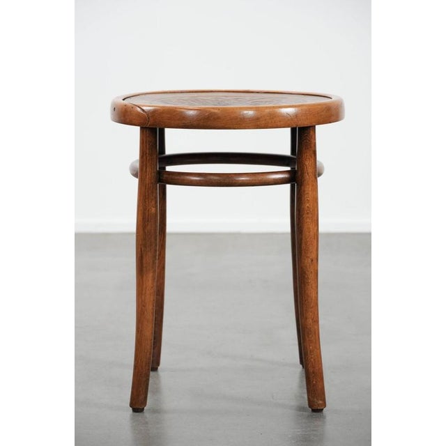 Antique Bentwood Stool, 1890s For Sale - Image 3 of 12