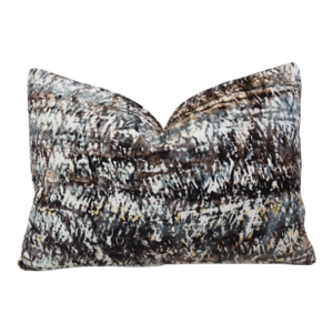 Luxurious Abstract Modern Velvet Feather/Down Pillow