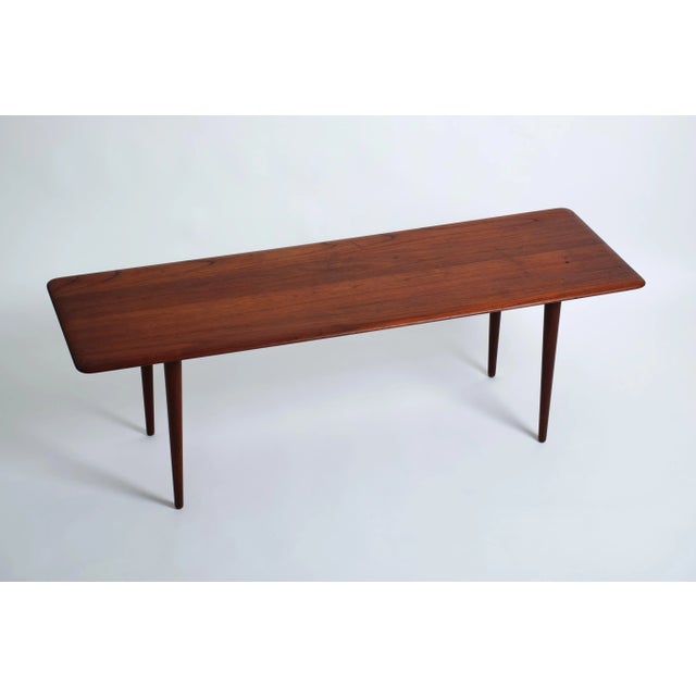 Mid-Century Modern Mid-Century Modern Teak Coffee Table by Peter Hvidt for France & Son, 1960s For Sale - Image 3 of 18