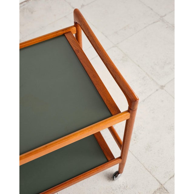 Mid-Century Teak Bar Cart from Dyrlund, 1960s For Sale - Image 11 of 18