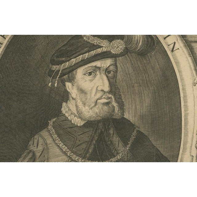 17th Century German Engraver, Henry II, Duke of Brunswick-Lüneburg, 1650, Engraving For Sale - Image 5 of 9