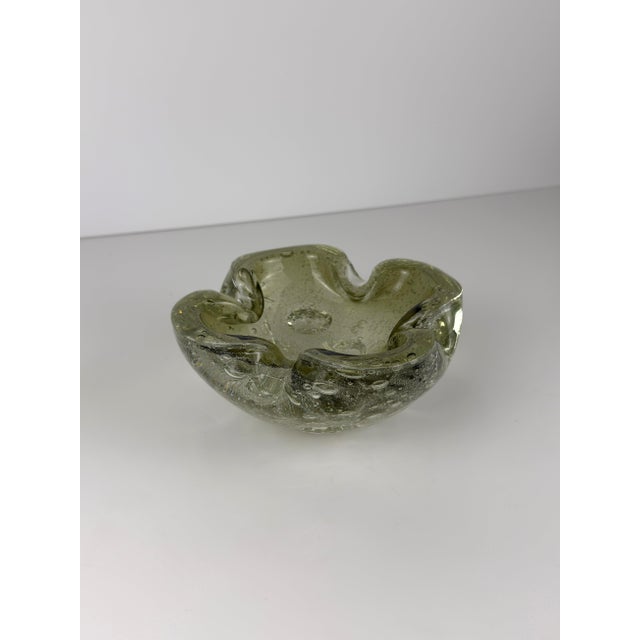 Mid-Century Pulegoso Murano Glass Bowl by Galliano Ferro, 1960s For Sale - Image 10 of 11