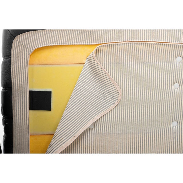 Black Leather Togo Sofa Set by Michel Ducaroy for Ligne Roset, France, 1990s, Set of 5 For Sale - Image 15 of 16