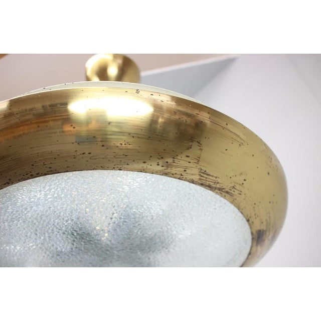 Vintage UFO Pendant Lamp by Josef Hůrka for Napako, Czechoslovakia, 1930s For Sale - Image 4 of 15