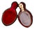 Perfume Bottle in Cut Glass with Embossed Lid For Sale