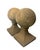 Neoclassical Pair of Vintage Neoclassical Cast Stone Sphere Garden Finials on Pedestal Bases For Sale - Image 3 of 12