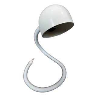 Vintage White Snake Lamp For Sale