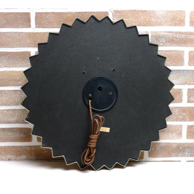 Original interior sign made in usa budwaiser: sign + clock - 1965 - measures 48 x 48 this piece has an attribution mark, i...