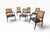 Mid-Century Modern Mid-Century Modern Cane Back Walnut Dining Chairs - Set of 6 For Sale - Image 3 of 9