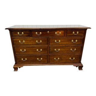 Vintage Stickley Cherry 9-Drawer Dresser For Sale