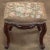 Antique French Louis XV Walnut Footstool With Needlepoint For Sale - Image 9 of 13