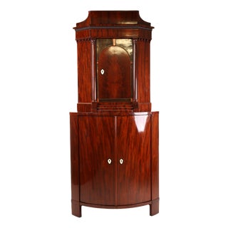 Empire Corner Cabinet, Denmark, 1815 For Sale
