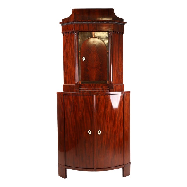 Empire Corner Cabinet, Denmark, 1815 For Sale
