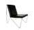 Danish Bachelor Lounge Chair with Leather Cushion Pads by Verner Panton for Fritz Hansen, 1960s For Sale