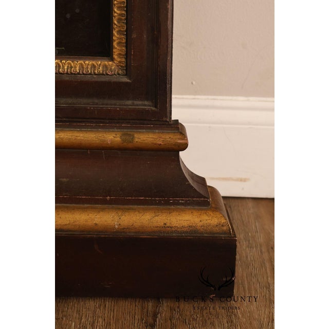 Mid 20th Century Pair Of Decorative Mirrored Wall Columns With Gilt Carved Capitals By Francisco Hurtado For Sale - Image 5 of 18
