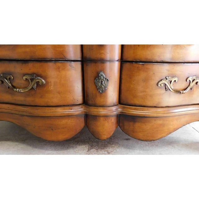 Late 20th Century Furniture Traditional 8-Drawer Fruitwood Dresser/Chest of Drawers For Sale - Image 11 of 17