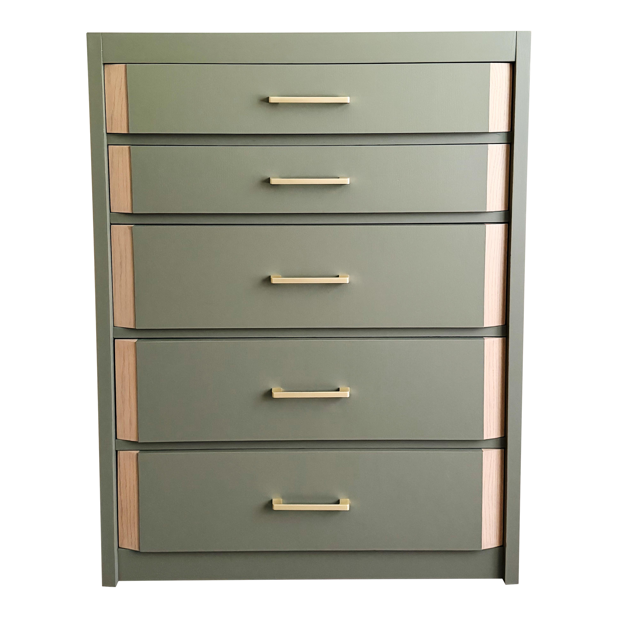 tall green dresser Beatrix 36" Dyed Balsam Green Wood Tall 4-Drawer Kids Dresser