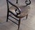 Wood Fancy Armchair Antique With Rush Seat For Sale - Image 7 of 10