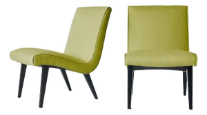 Pair of Jens Risom Scoop Chairs for Hans Knoll