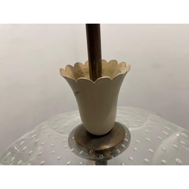 1950s Vintage Pendant in Bronze and Murano Glass, 1950s For Sale - Image 5 of 16