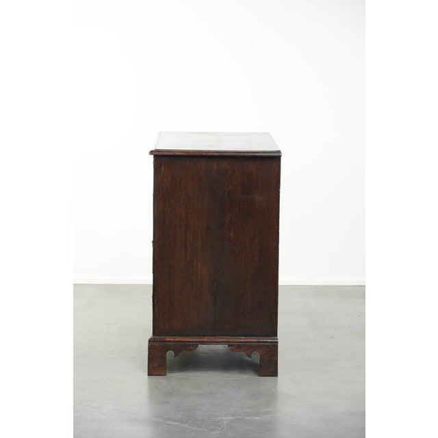 Antique English Oak Chest of Drawers, 1700s For Sale - Image 6 of 14