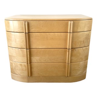 Vintage Mid-Century Modern Heywood Wakefield 4 Drawer Airflow Dresser For Sale