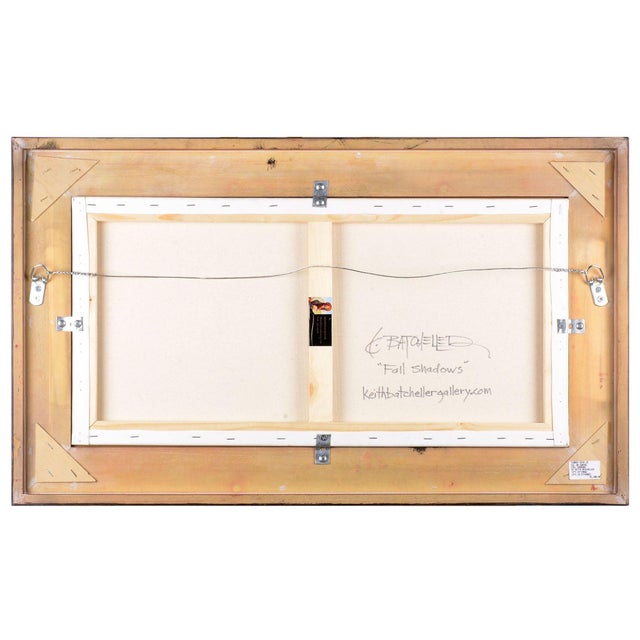 2020s Keith Batcheller "Fall Shadows" Oil Painting on Canvas, Framed For Sale - Image 5 of 5