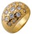 Vintage French 1.50 Carat Diamond 18k Yellow Gold Ring, Size 6 For Sale